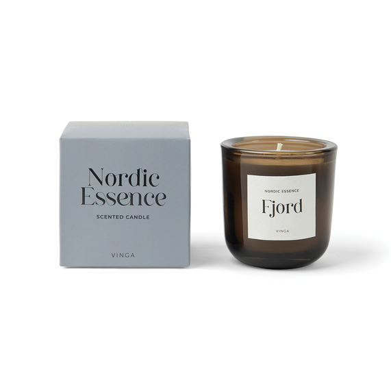[Маленькая ароматическая свеча VINGA Nordic Essence в стекле]