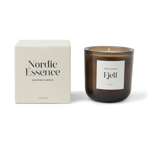 [Большая ароматическая свеча VINGA Nordic Essence в стекле]