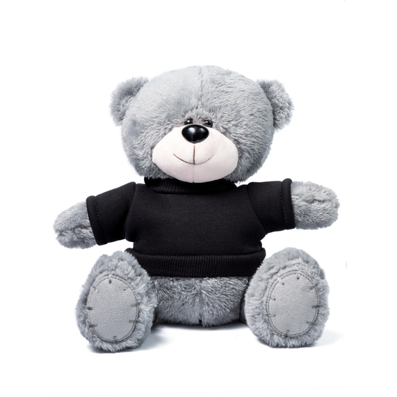 [Мишка серый "Ted" в свитшоте (черный)]