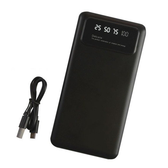 [Аккумулятор "Ollie" с функцией сверхбыстрой зарядки, 20 000 mAh, черный (черный)]