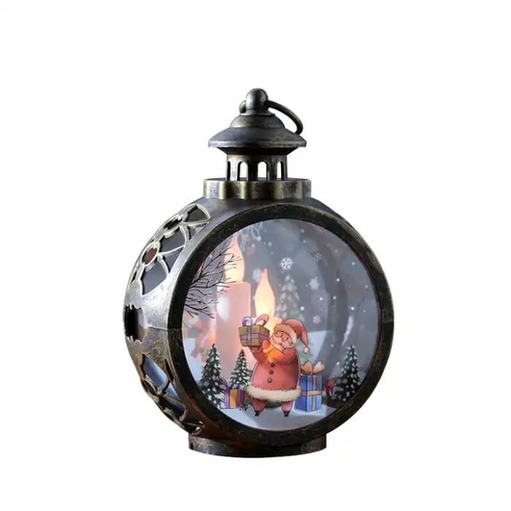 [Рождественский фонарик с подсветкой "Severus" со светодиодной подсветкой (коричневый)]