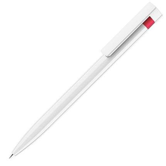 [Шариковая ручка Senator с нажимным механизмом "Liberty Polished Basic" (Красный/Белый)]