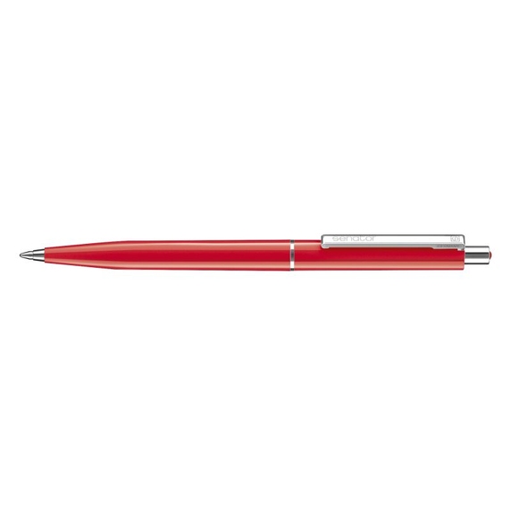 [Шариковая авторучка Senator  с металлическими деталями "Point Polished" (Красный)]