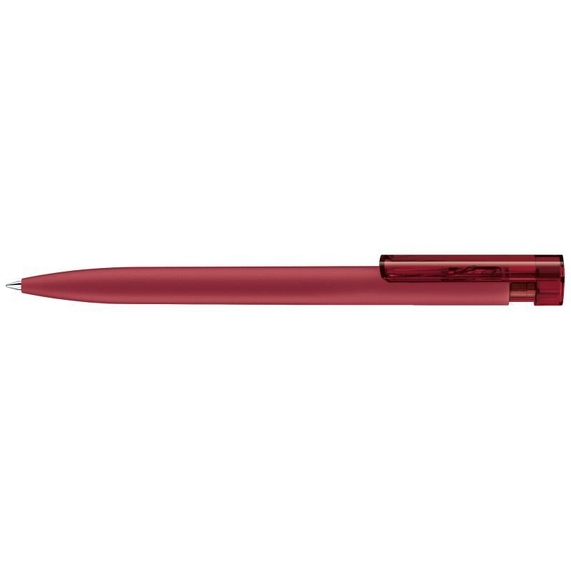 [Шариковая ручка Senator с нажимным механизмом "Liberty Soft Touch" (Темно-красный)]