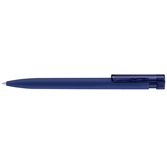 [Шариковая ручка Senator с нажимным механизмом "Liberty Soft Touch" (Темно-синий)]