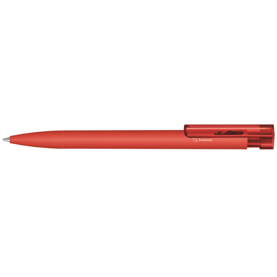 [Шариковая ручка Senator с нажимным механизмом "Liberty Matt Bio" (Красный)]