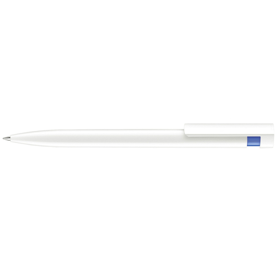 [Шариковая ручка Senator с нажимным механизмом "Liberty Polished Basic" (Синий/Белый)]