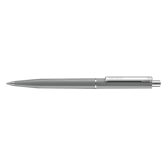 [Шариковая авторучка Senator  с металлическими деталями "Point Polished" (Серый)]