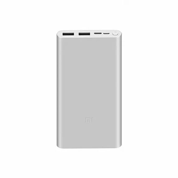 [Аккумулятор Xiaomi Mi Power Bank 3 Fast Charge 10000 PB100DZM Silver]
